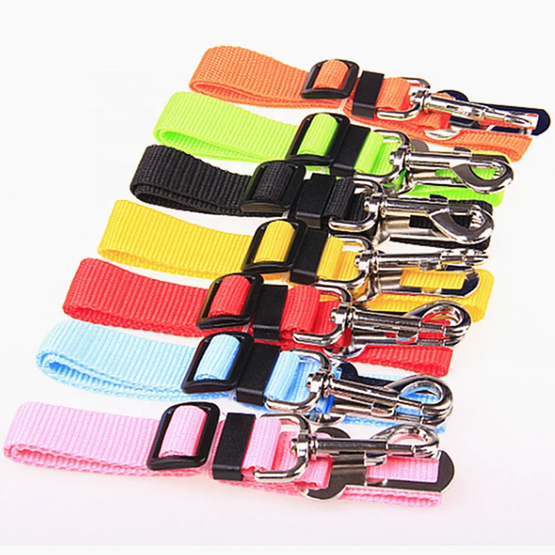 
Adjustable pet dog cat nylon vehicle car seat belt 