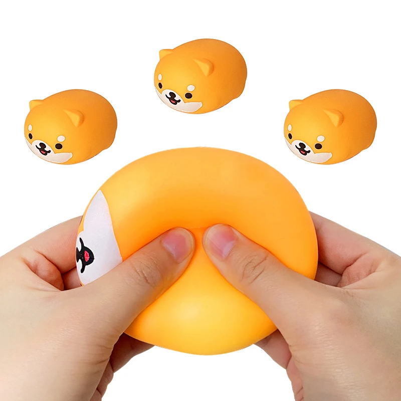Dog Pinch Squeeze Vent Ball Stretch Flour Ball Lovely Gift Squeeze Toys