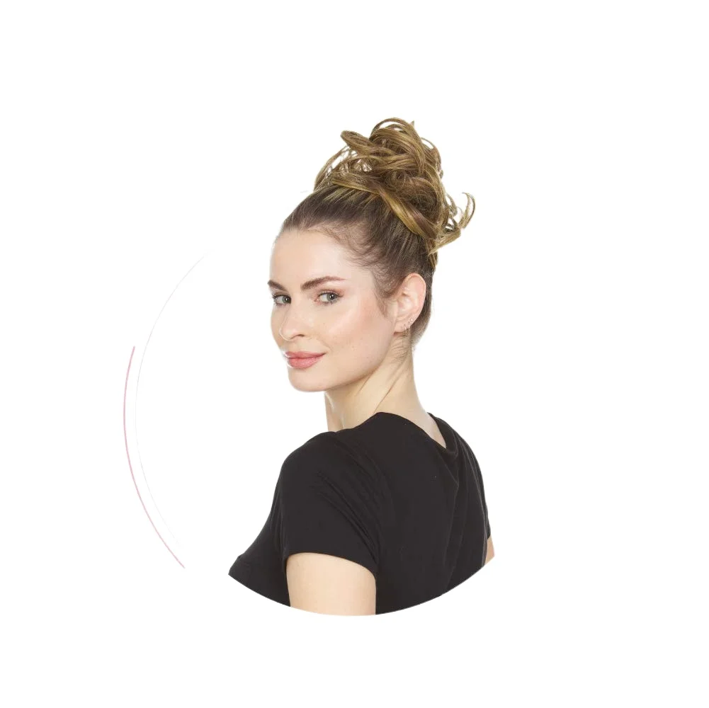 Chignon Messy Bun Hair  Hair Extensions  Create Full Updos for Events Everyday Wear Washable, Realistic, Synthetic Hair Bun