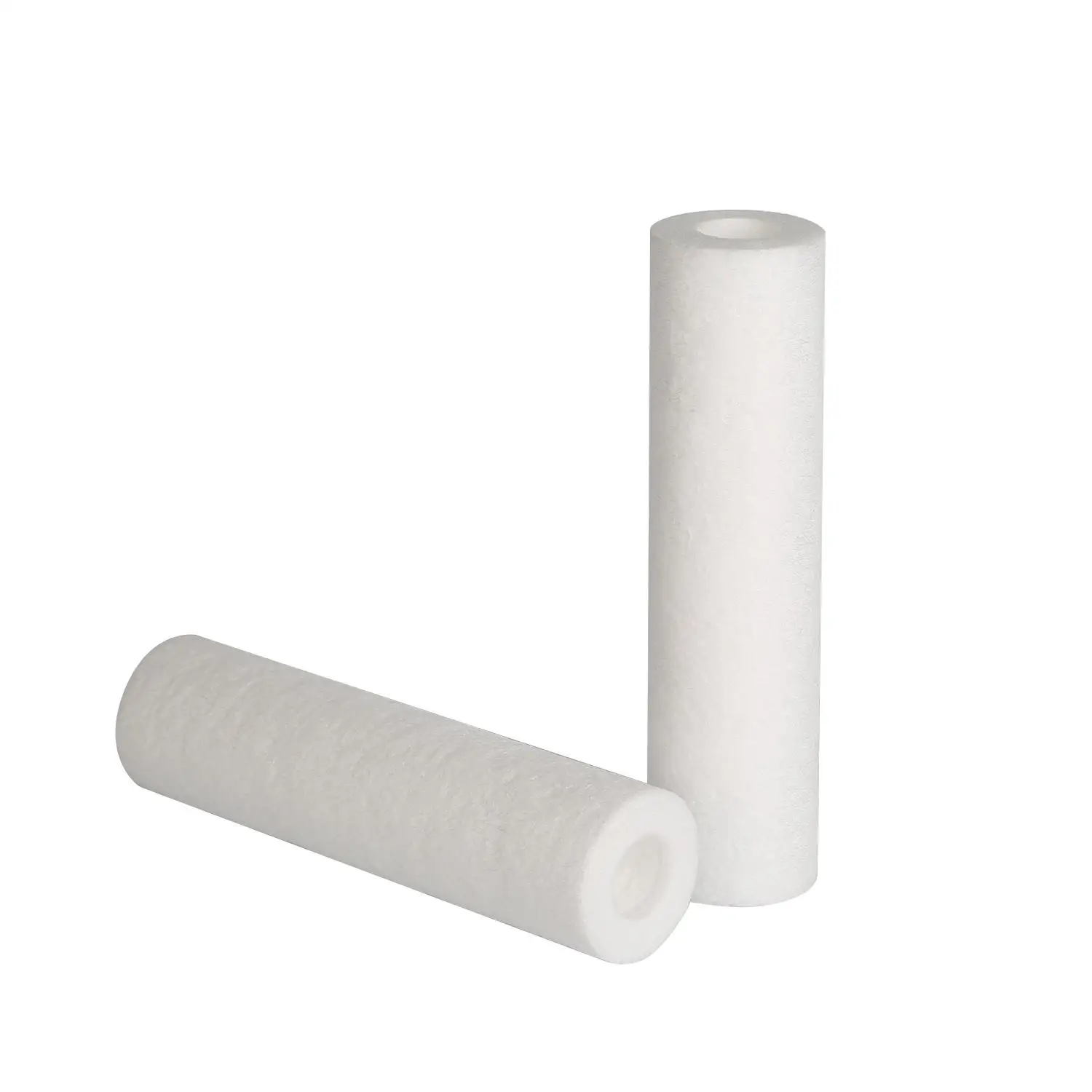 Highly Flow Rate Spun Filter 10 20 Micron 10 20 Inch Polypropylene Filter Cartridge For Ground Water Treatment