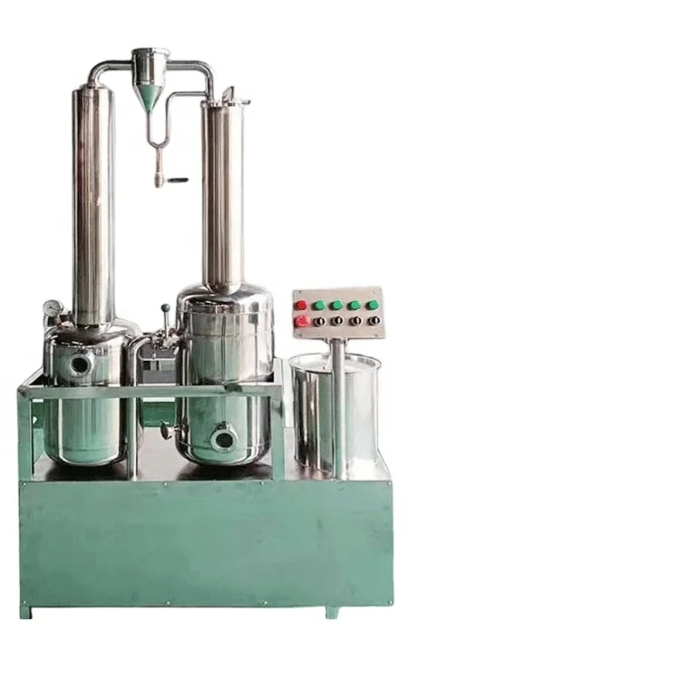 Automatic 50L 100L 200L Hot sale  Steam distillation  ultrasonic extractor  machine