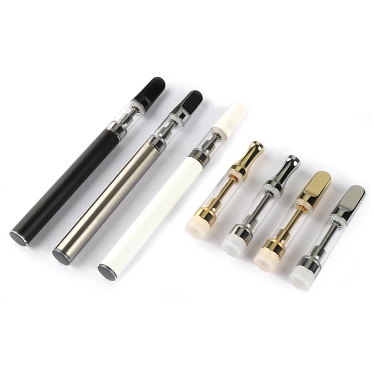 
No Leaking Refillable Thick Oil Vaporizer Cartridge 510 Thread Ceramic Coil Vape Pen Cbd carts 