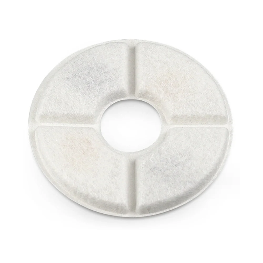 Replacement Filters for Cat Water Fountain Pet Water Fountain Filters Activated Carbon Filters for Round Pet Fountain