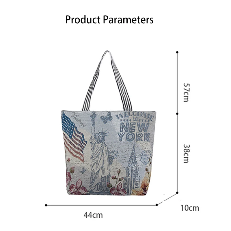 Customized Elephant Pattern Tote Bags Oversized Custom Bohemia Printed Logo Shopping Bag Tote Canvas Tote Bag