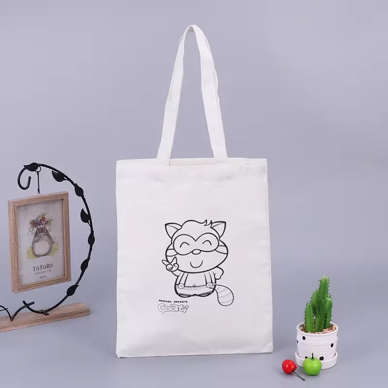 Makeup Shopping Duffle Bag Small Waxed Canvas Tote Bag Cotton Canvas Custom Canvas Bag With Custom Printed Logo