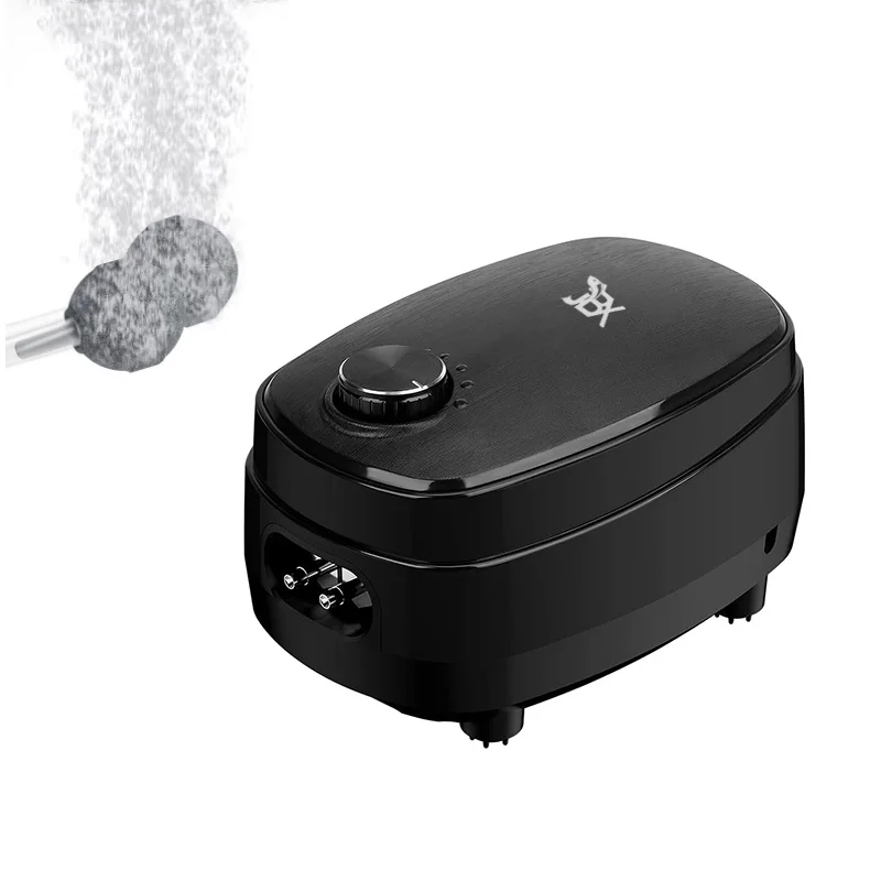 Quiet 2-outlets Aquarium Aerator, Adjustable Fish Tank Air Pump with Accessories Aquarium Air Pump:  for 20-200 Gallon Tank