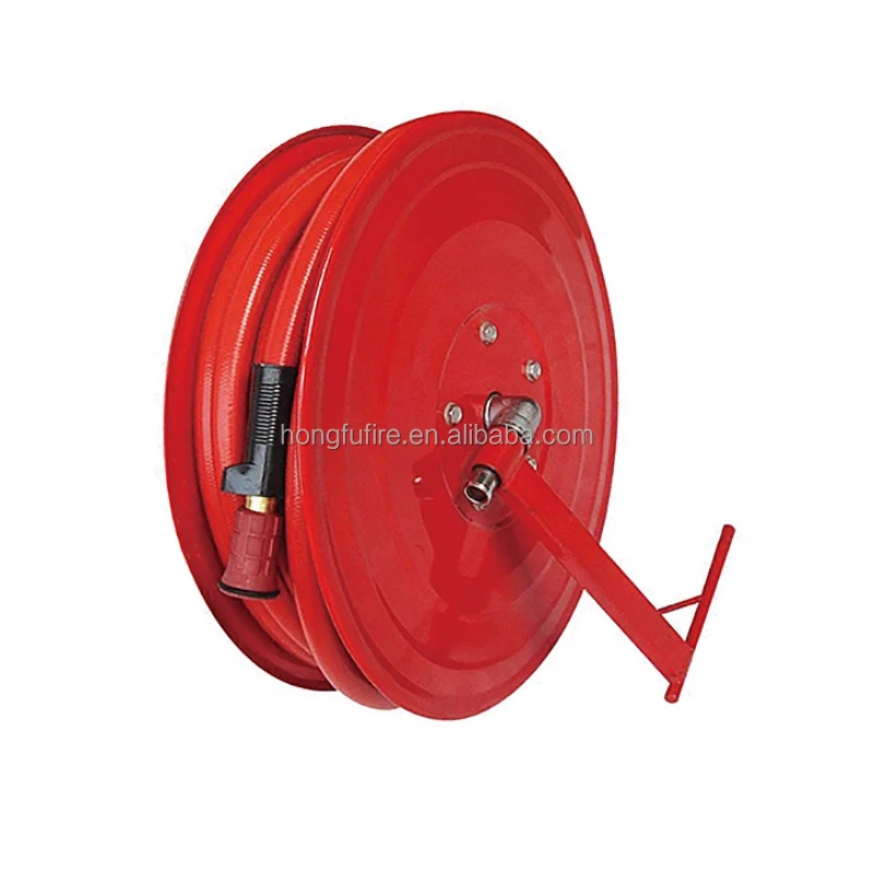 20m-30m Length Fire Hose Reel Cast Iron Fire Hose Reel