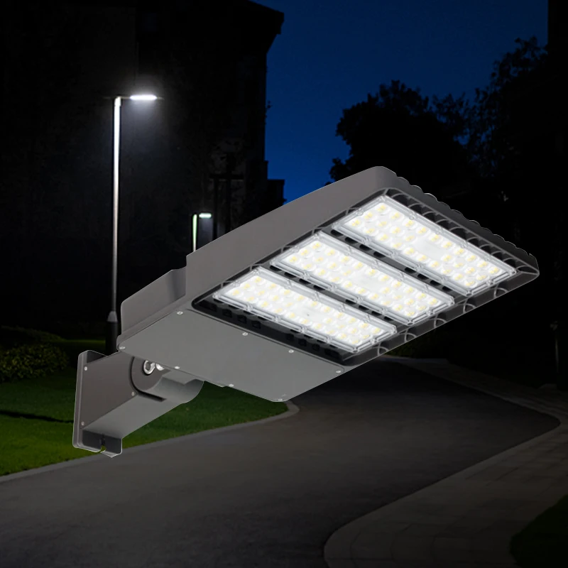 100W 150W 200W 300W Shoebox Parking Lot Led Street Light Waterproof IP65 Road Light pole Garden Square Outdoor Lighting