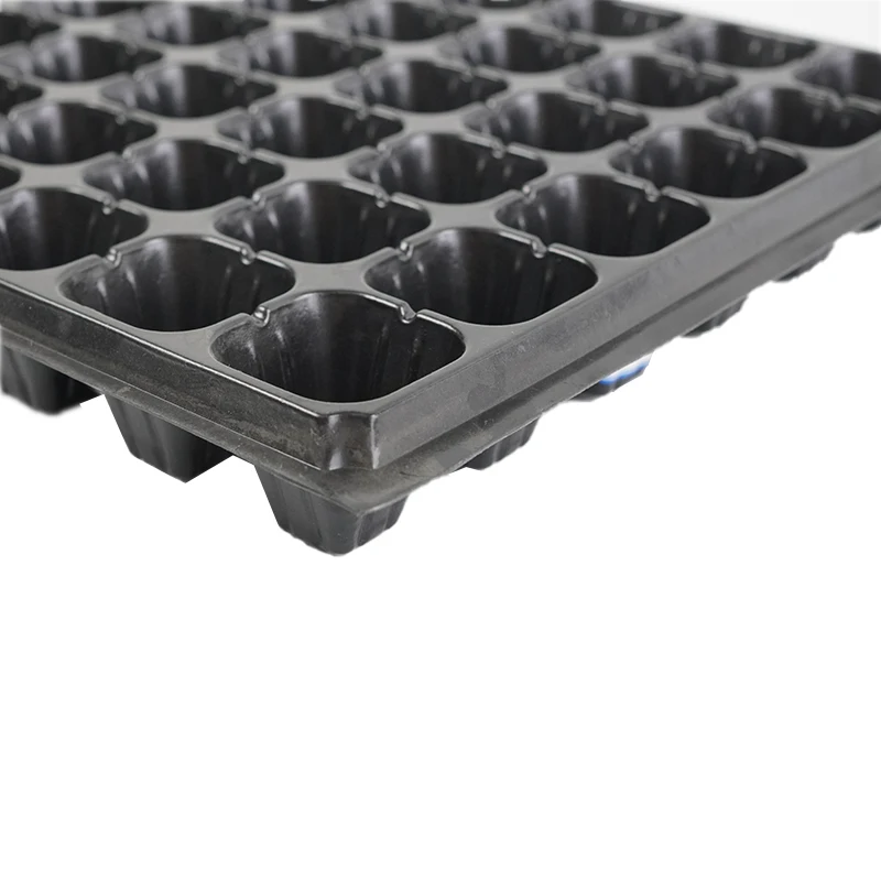72 nursery cells  Factory Direct Produced High Quality Plastic Nursery Seedling Trays PET Seedling Trays Used Many Times