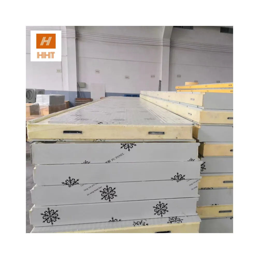 Walk In Freezer Cold Room Construction Material Pu Sandwich Panel Pir Panel For Freezer Cold Room With Cam Lock Cold Store Freez