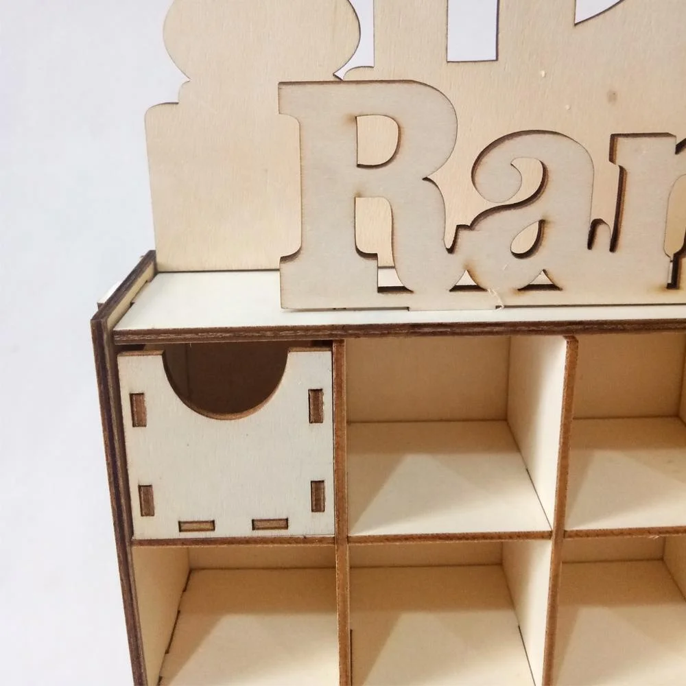 Новый DIY деревянная Рамадан Календарь Коробка для мусульманских украшение дома висячий Подарочная коробка принадлежности ИД
