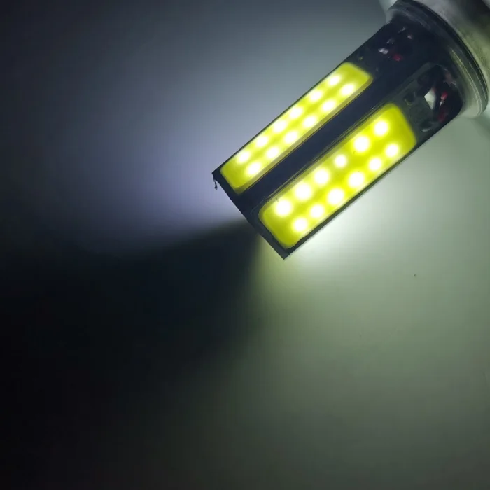 H7 Fog Lamp H4 25W 4 Sides COB High Power Front light Car LED Lamp Motorcycle Lamp for Motorcycle, electric vehicle