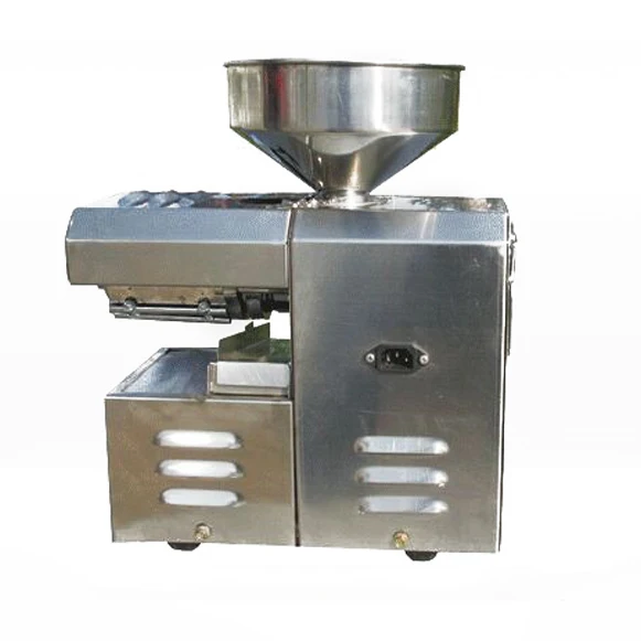 Domestic small commercial automatic electric hot and cold stainless steel oil press sesame oil machine price
