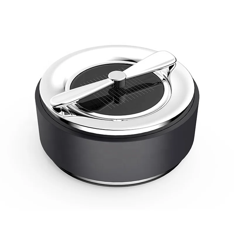 Car Solar Power Fragrance Perfume Scent Air Diffuser With Solid Aromatherapy Core