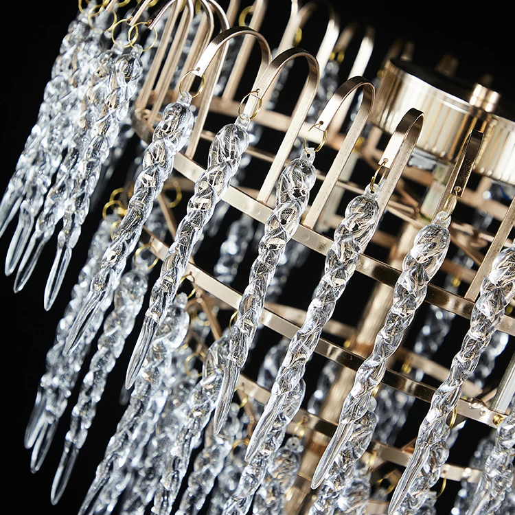 Xinyuanxing New Design Rechargeable Remote Control Wedding Decoration Floor Acrylic Iron Flower Display Stand