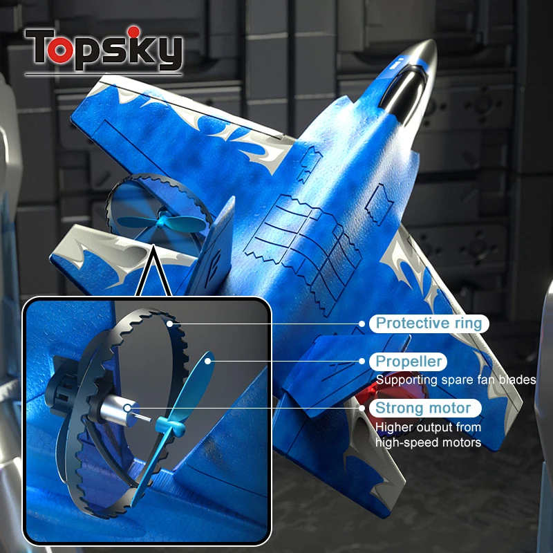 High Quality 2.4Ghz 2.5 Channel Foam EPP RC Model Plane With Light Foam Electric Remote Control Fighter Airplane Glider Toys