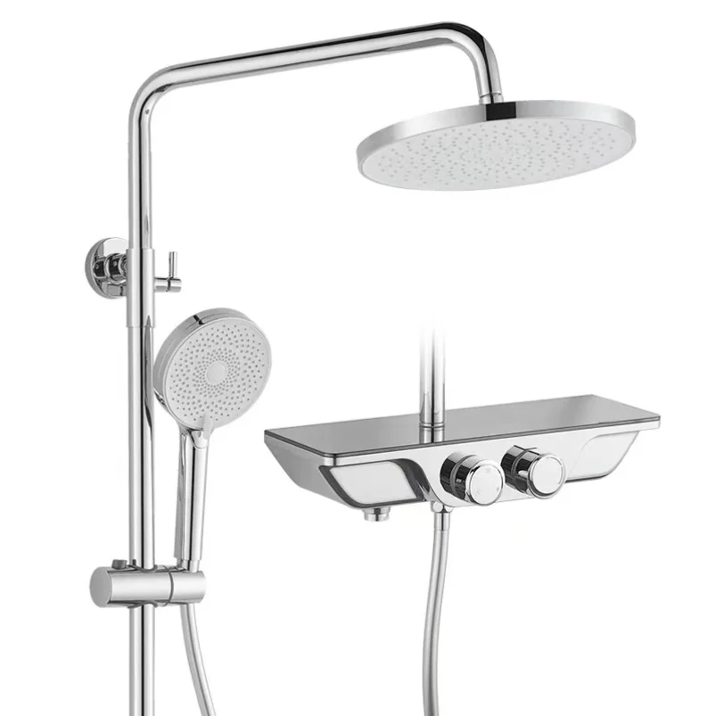 2021 новый дизайн smart Shower со светодиодной цветной цифровой смеситель для