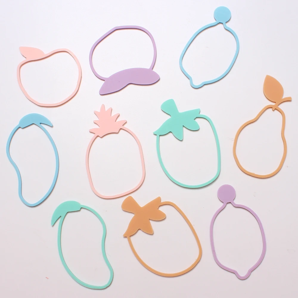 10 Pack Colorful Fruit Shape Deet Free Mosquito Repellent Silicone Leather Band Bracelet Eucalyptus Citronella Oil Safe To Baby