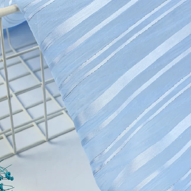 Colorful smooth shiny Mulberry silk 100%polyester 100d soft and stock  fabric for pajamas weddings dress materials