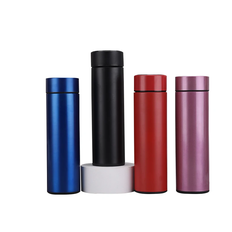 temperature bottle termo inteligente infuser water bottle vacuum flasks tea cup with infuser