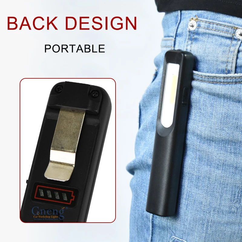 Портативная портативная лампа USB перезаряжаемый свет Автомобильные фонари фонарик светодиодный рабочий