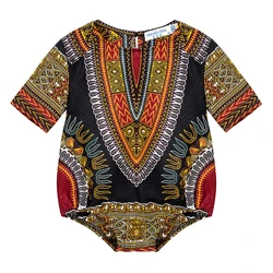 2021 High quality new design custom baby onesie, stylish african clothing unisex 100% cotton onesie