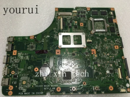 Высокое качество материнская плата yourui для ноутбука ASUS K53SV REV 3 0 DDR3 GT540M 2 Гб 100% Протестировано гарантия качества