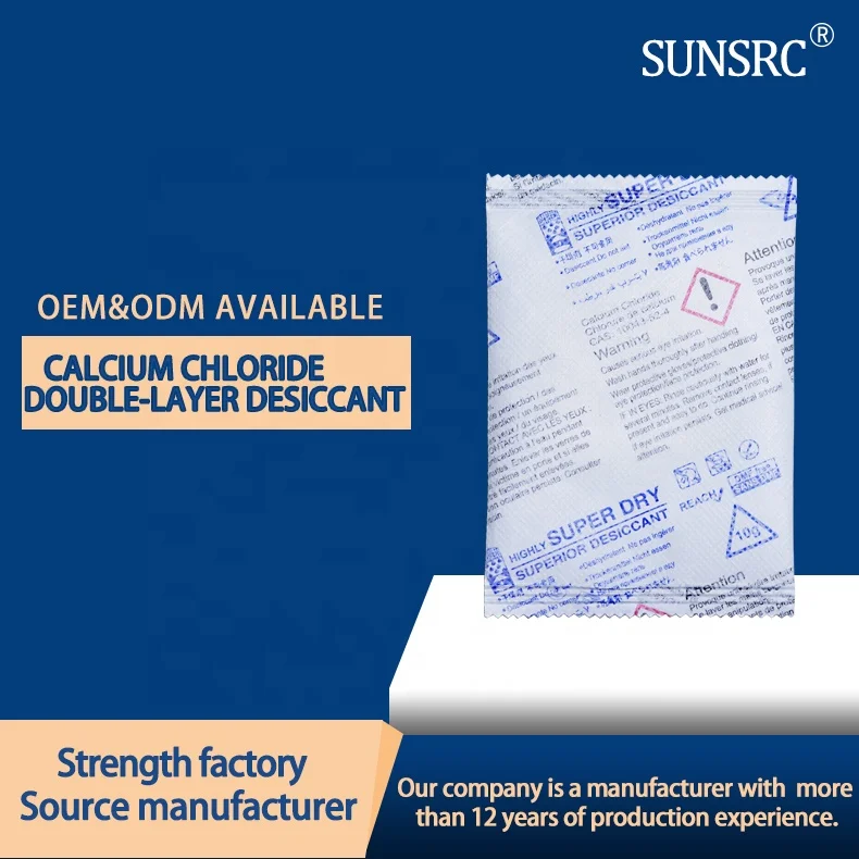 Top One Super Dry Desiccant Paper Calcium Chloride Dehumidifier  Bag