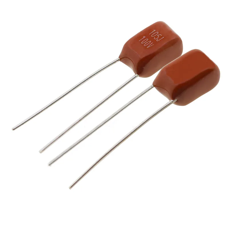 New original 100V105J 1UF CBB22 5mm 7.5mm 100V Capacitor