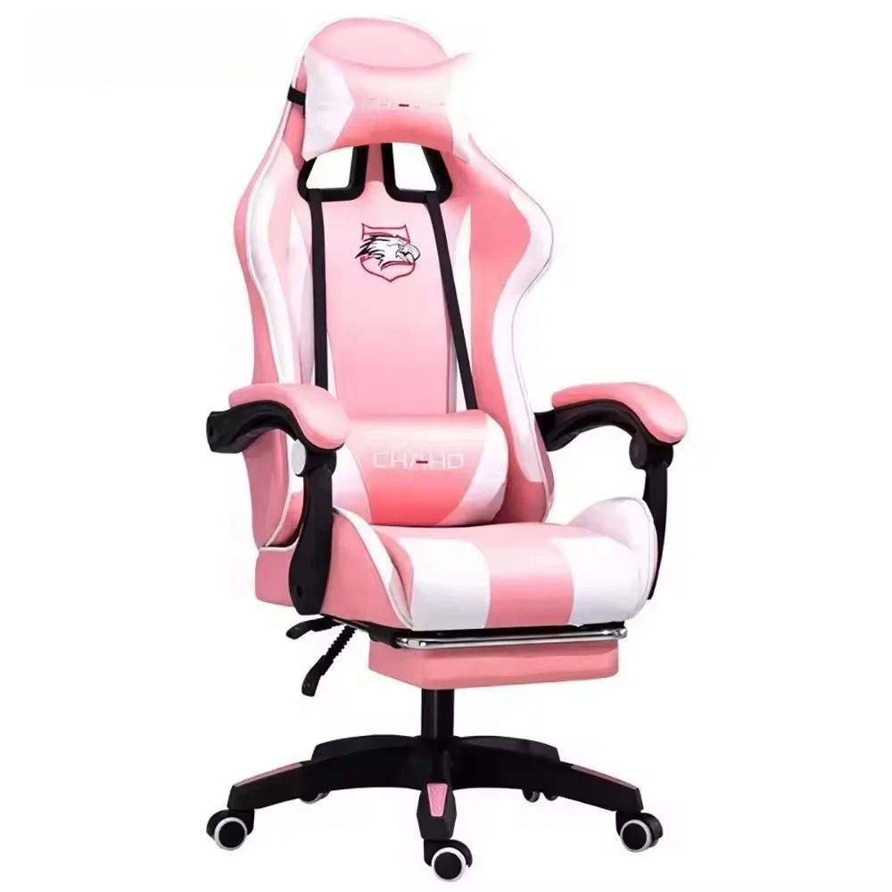 Factory OEM High quality Scorpion Pro Pink and White Competition Special PU Leather rgb led pc scorpion gaming chair