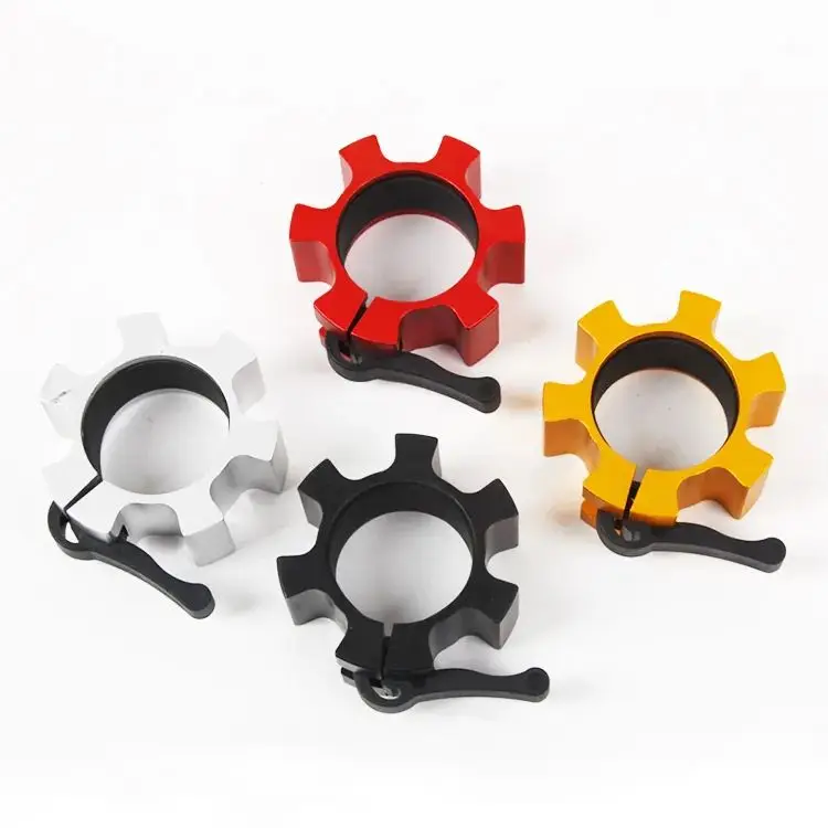 Wholesale Hot Selling Custom Weightlifting Most Popular Aluminum Olympi Bar Clamps Barbell Collar