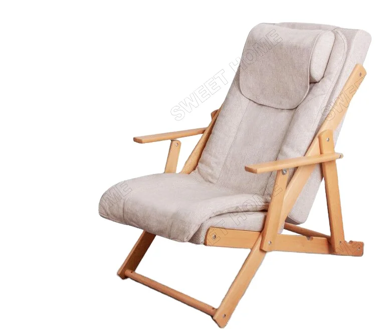 Компактное многофункциональное массажное кресло из Букового дерева для отдыха и отдыха, складное кресло для гостиной, массажное кресло