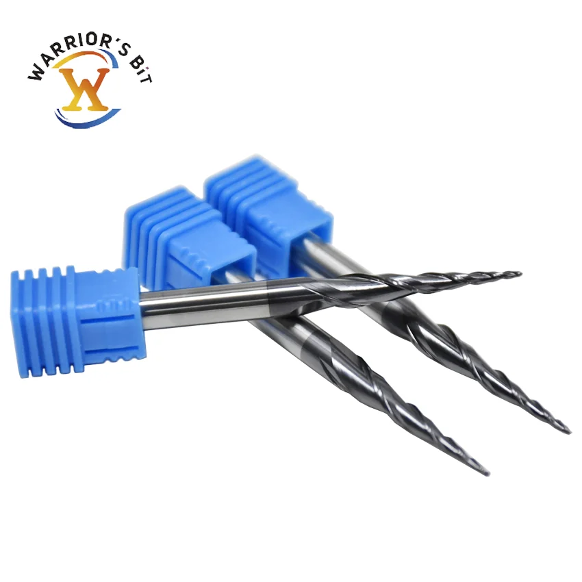 3D Carbide Drill Bits For CNC Router Tool High-Speed Wood Taper Ball Nose End Mill For Engraving Machines And Steels