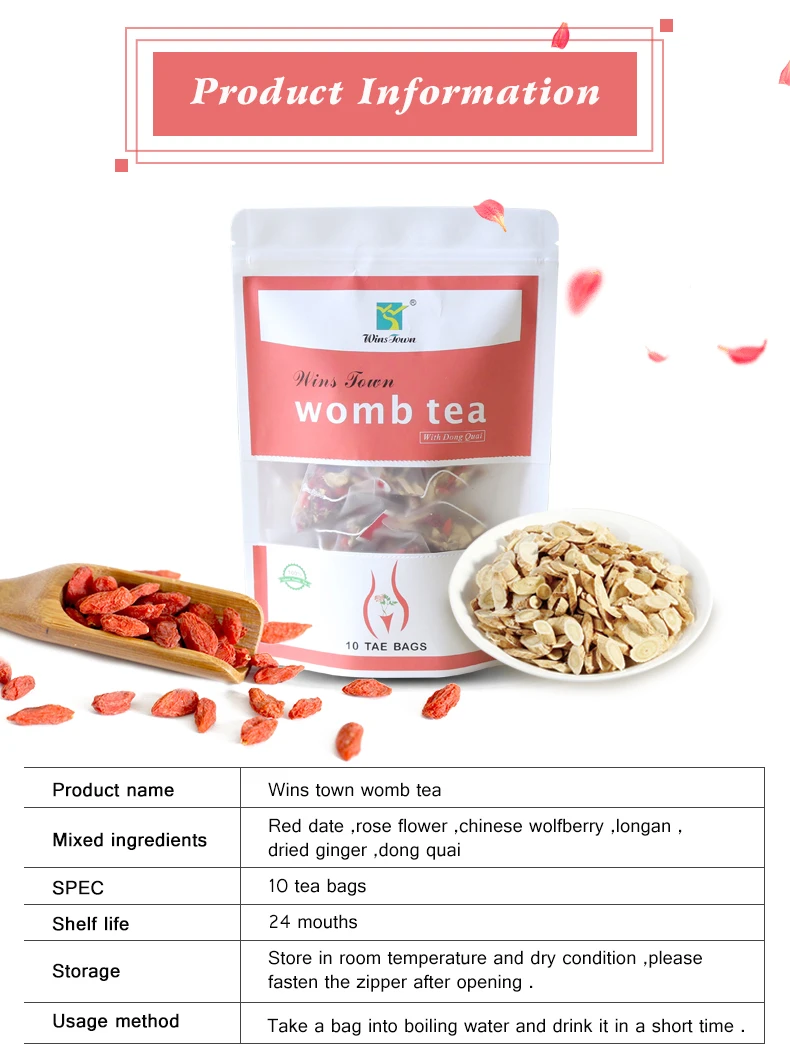 Hot Sale Warm Womb Detox Tea Womb Detox Tea Womb Women Body Care Tea Wholesale