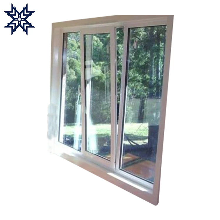 China supplier  plastic pu double sliding glass windows price house window for sale