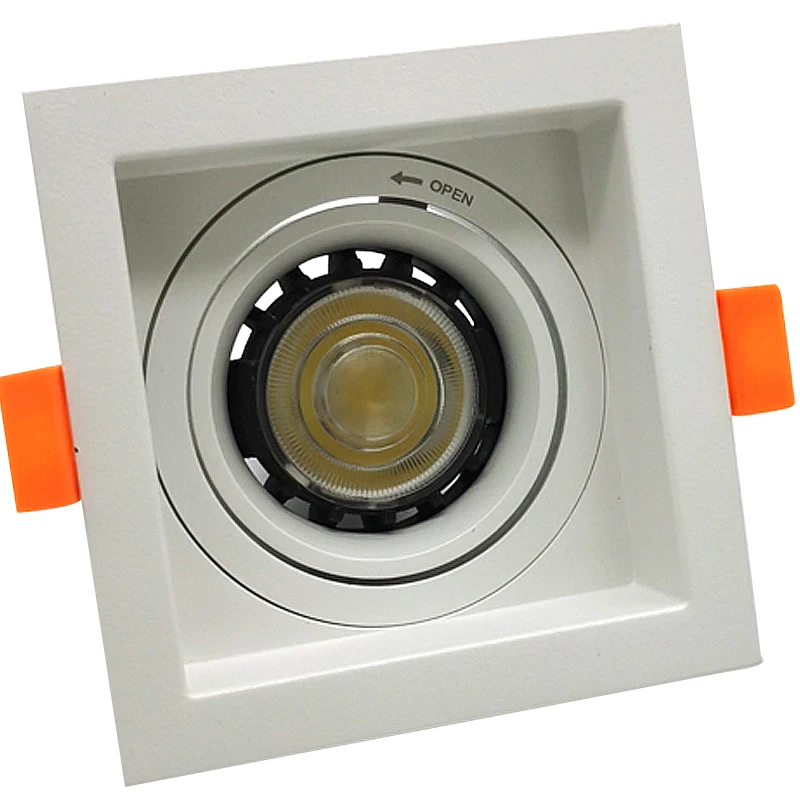 5w 10w 12w 15w 20w 30w 40w светодиодный квадратный светильник 2 5-8 дюймов Downlight встраиваемый