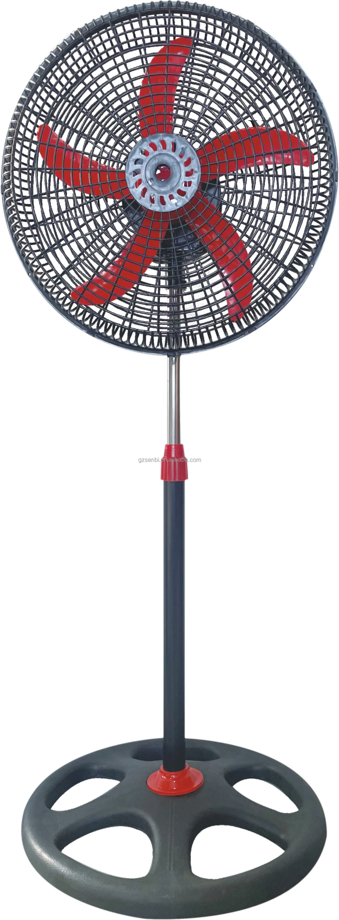 Factory Fast Delivery 18 inch strong wind pedestal stand fan with Plastic Grills