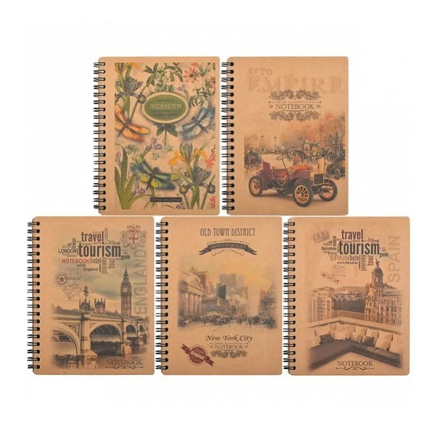 Cheap low price custom kraft paper printing notebook