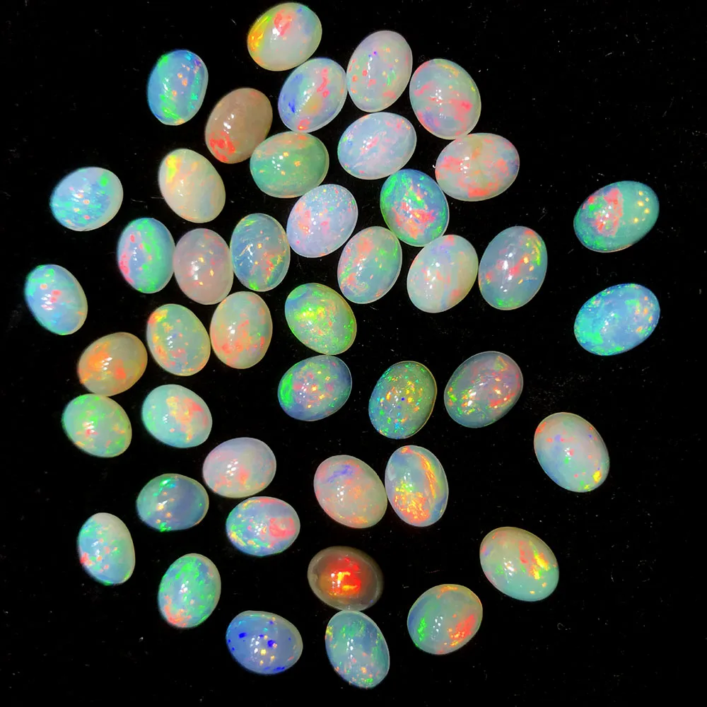 Hot sale high quality opal stone opal jewelry crystal ring diamond cabochon used for all kinds of ring necklace processing