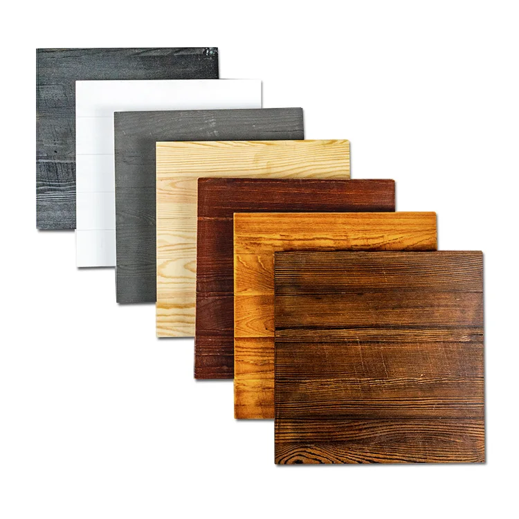 H-132 Wholesale Rustic Unfinished Wooden Blank Wall Plank Plaques Wedding Sign Vintage Sign Board