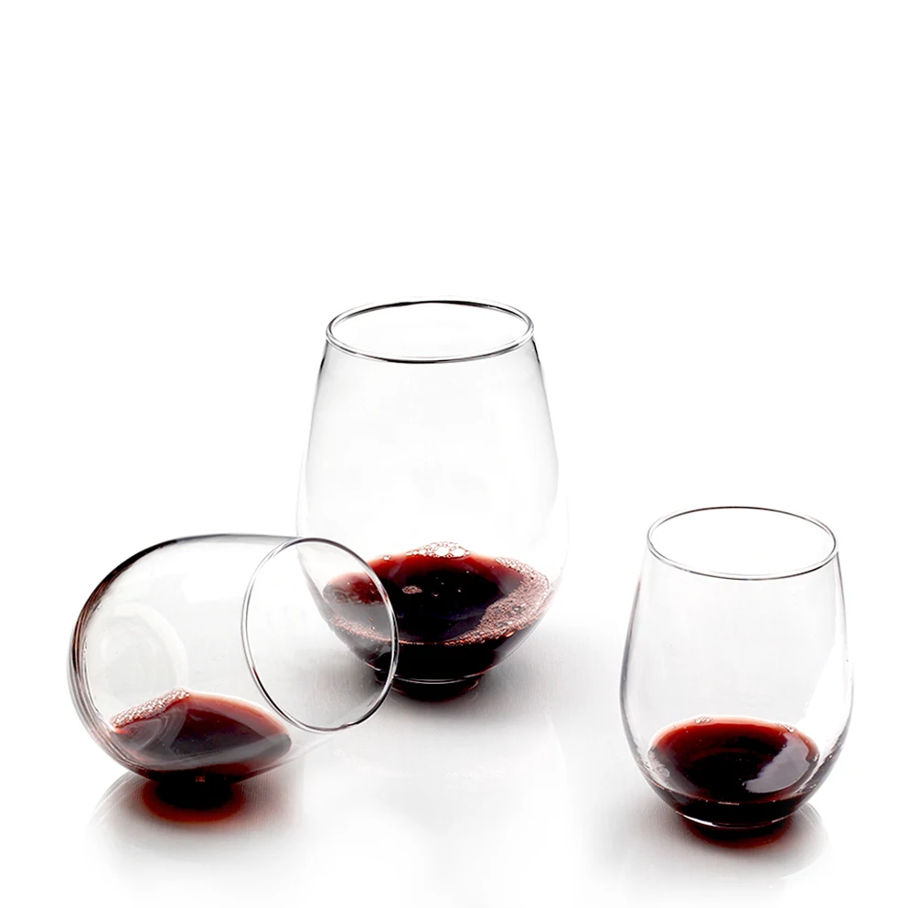 custom wine glasses stemless unbreakable stemless wine glass set stemless wine