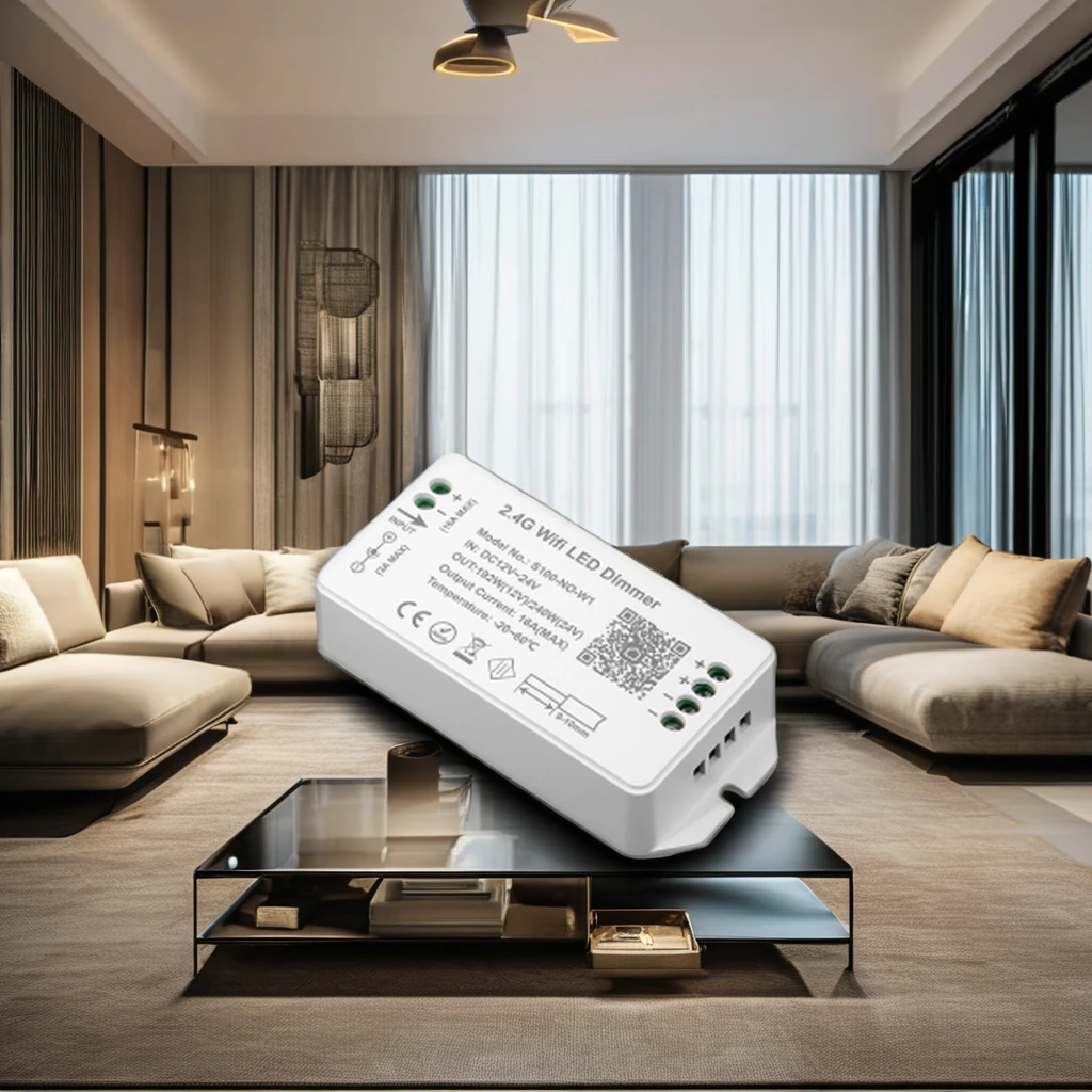 Tuya Smart Life Wi-Fi с регулируемой яркостью 16 миллионов цветов RGB Светодиодная лента контроллер диммера DC12-24V RF 2 4 г беспроводной пульт дистанционного управления