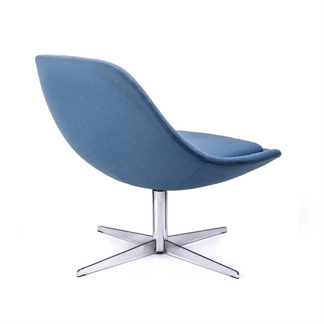 
Italian new design Cross Metal Leg upholstered Leisure lounge Chair for Hotel coffee 