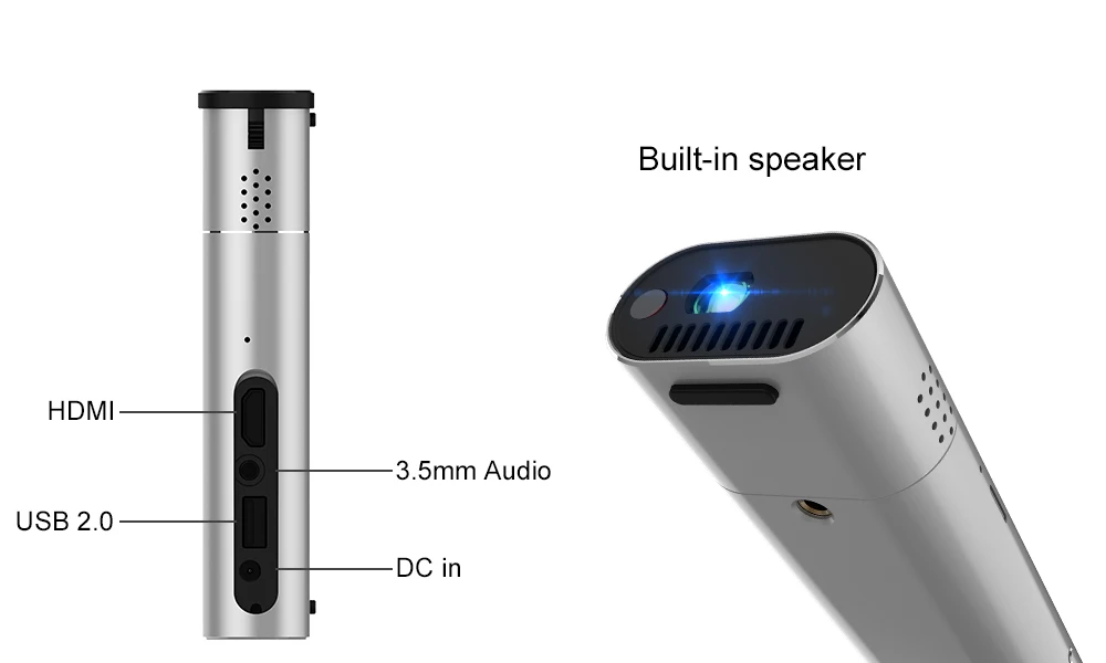 
Kixin k4 mini Android DLP projector mini led projector home theater portable dvd pico projector 