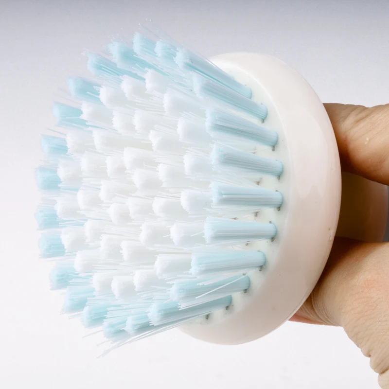 Household Items Bathroom Shoes Scourer Plastic Small Round Scrub Brush Kitchen Cleaning Brush