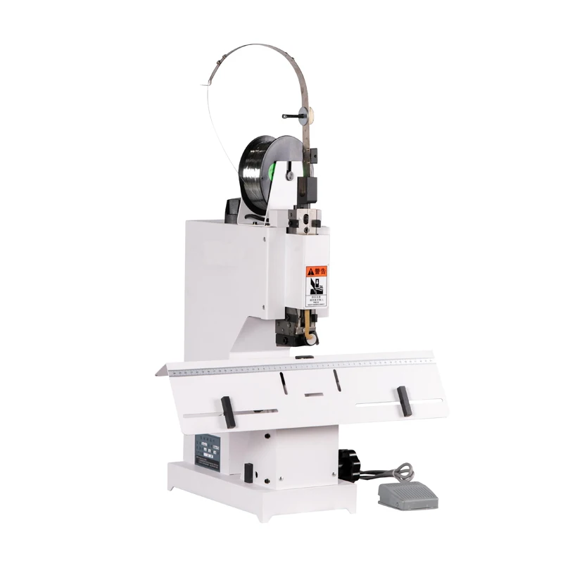 
WH100 single head wire saddle stitching book binding machine 