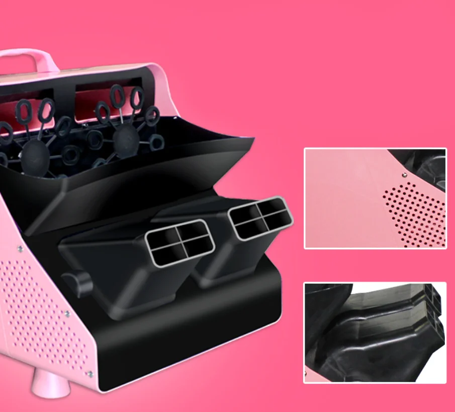 Christmas Party Wedding Flight Case For Club Liquid Stage Fog Smoke Bubble Machine YS-190