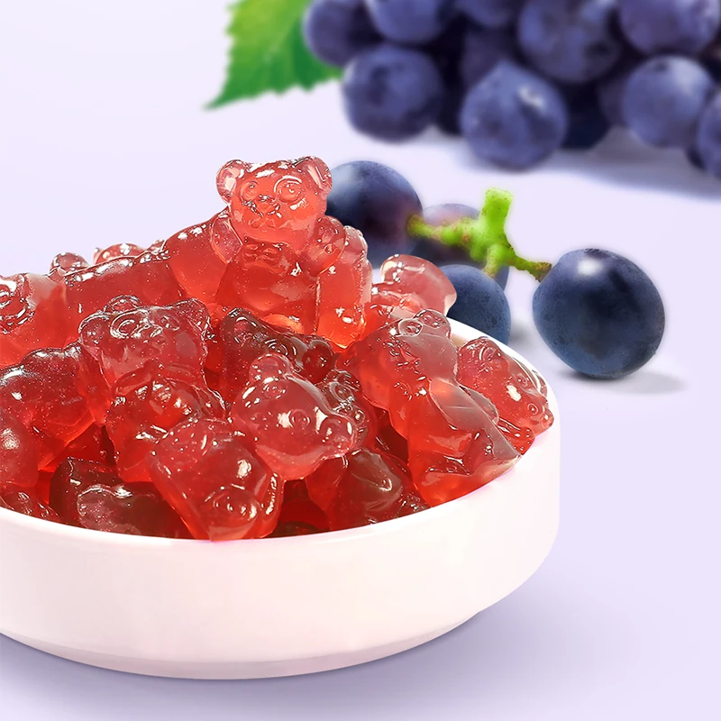 Wholesale delicious Probiotic Soft Candy cute bear shape 45g healthy ggummy jelly candies