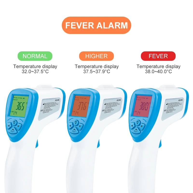 South America/Asia/North Europe Hot selling baby thermometer gun portable infrared thermometer digital with great price