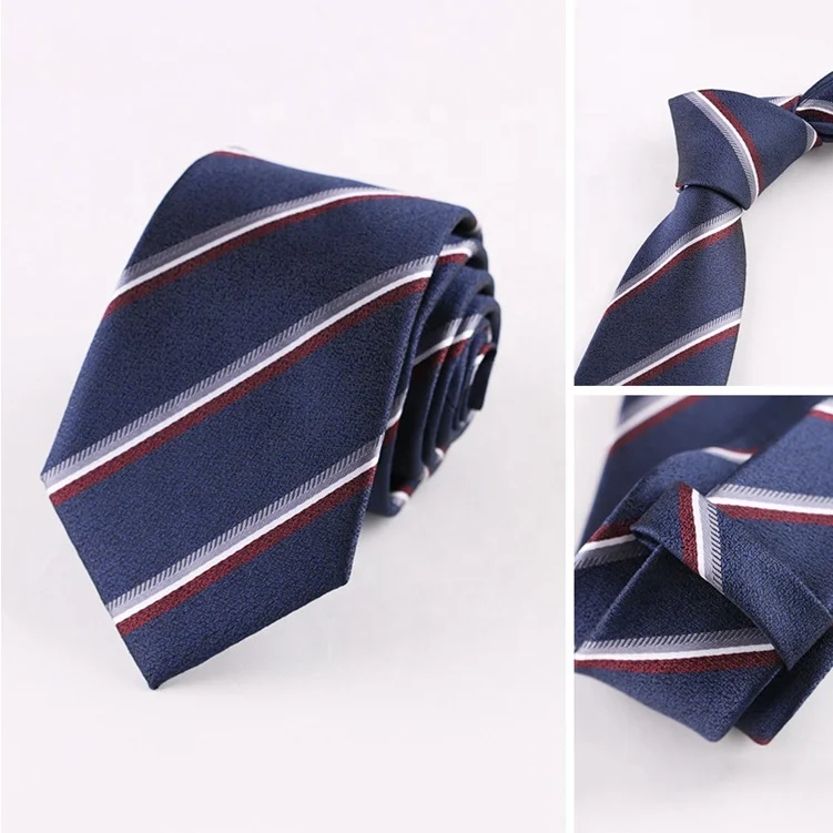 Fast Delivery High Density Jacquard Fabric Ready Tie Mens  Necktie